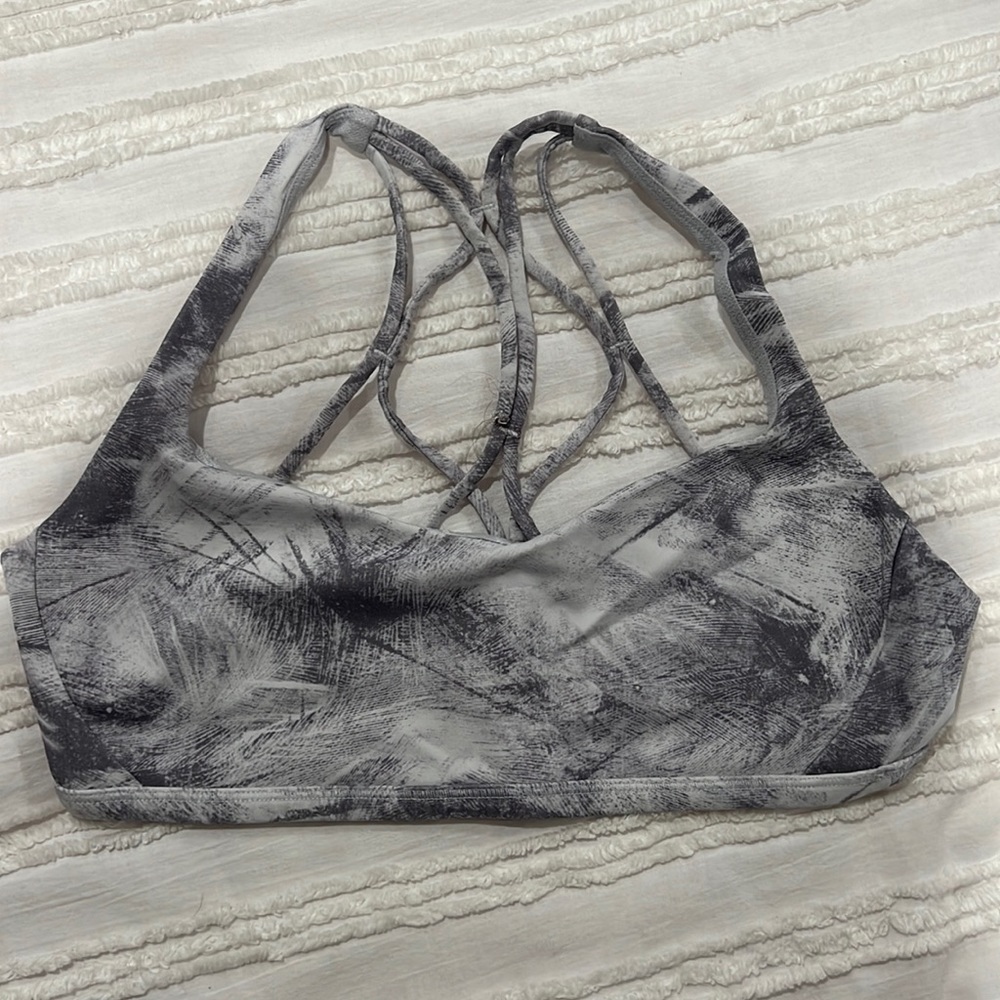 Lulu lemon patterned sports bra